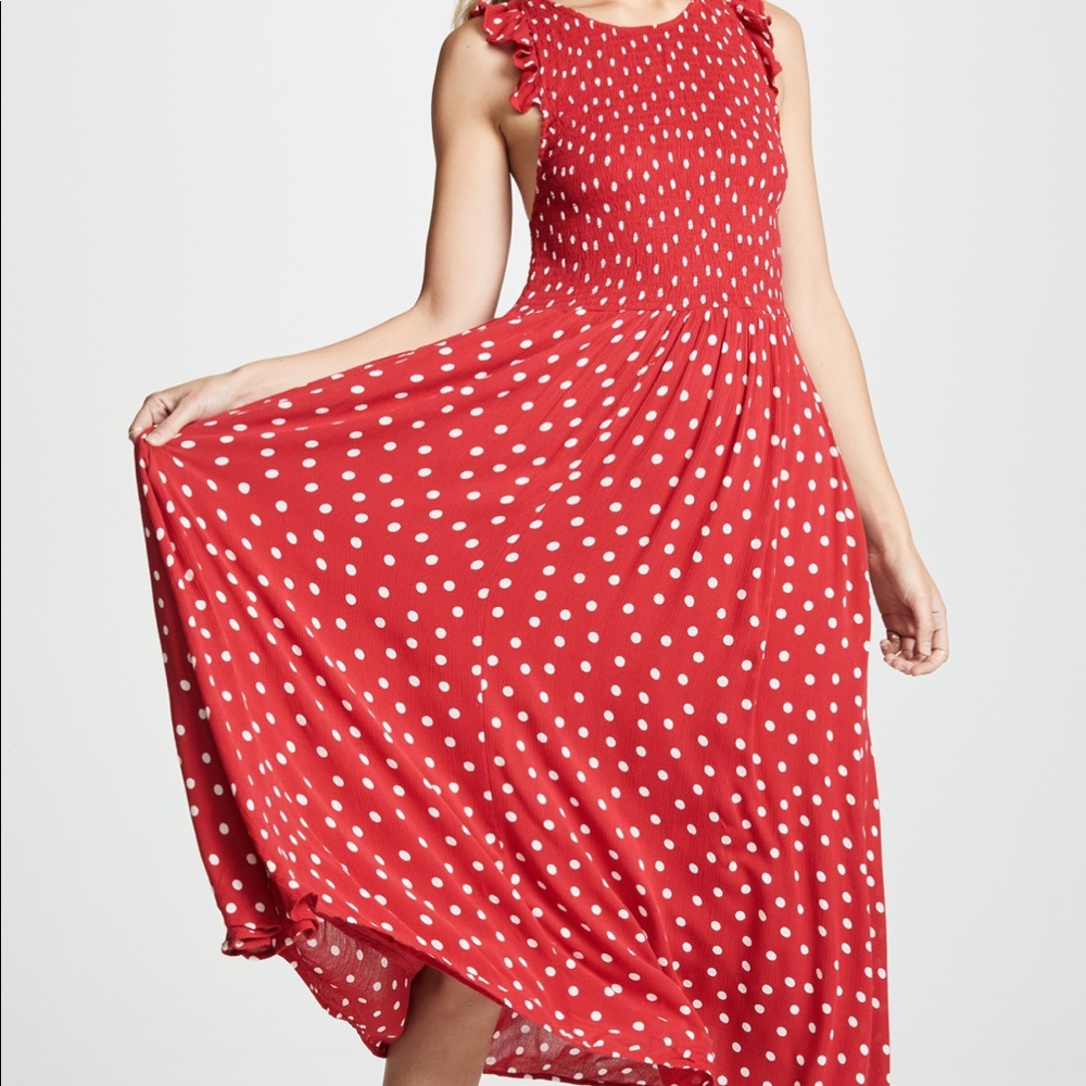 Free People polka dot dress